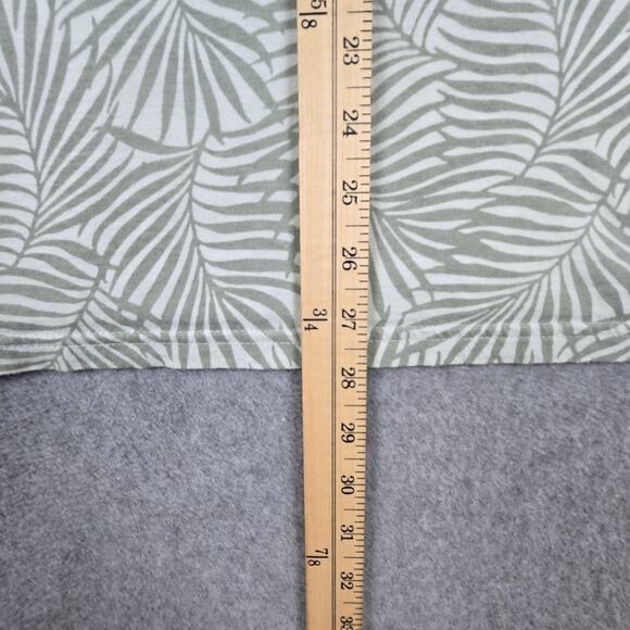 Goodfellow & Co. T-Shirt Mens Size Small Green Palm Leaf Print Short Sleeve - Picture 15 of 16